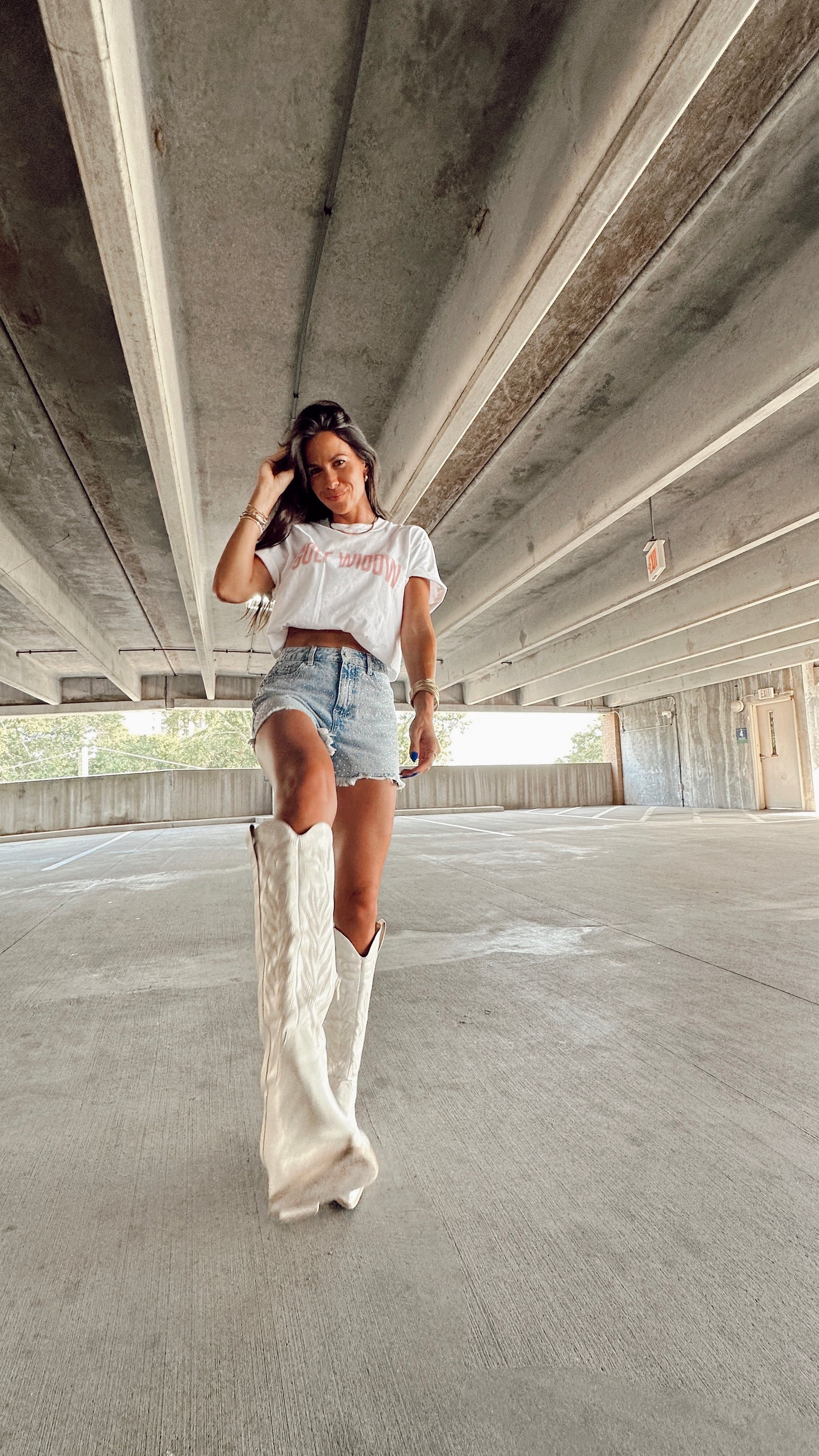 Golf Widow Oversized garment-dyed heavyweight t-shirt