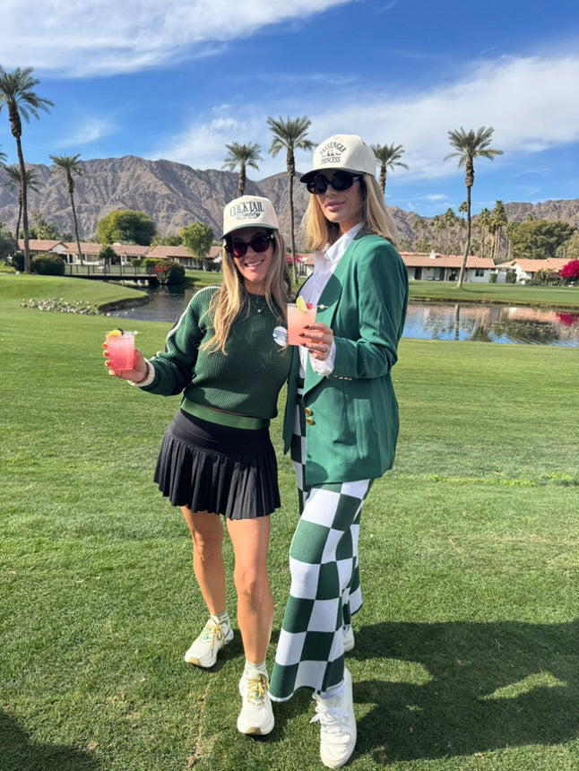 Cocktail Caddy Two Toned Snapback Green
