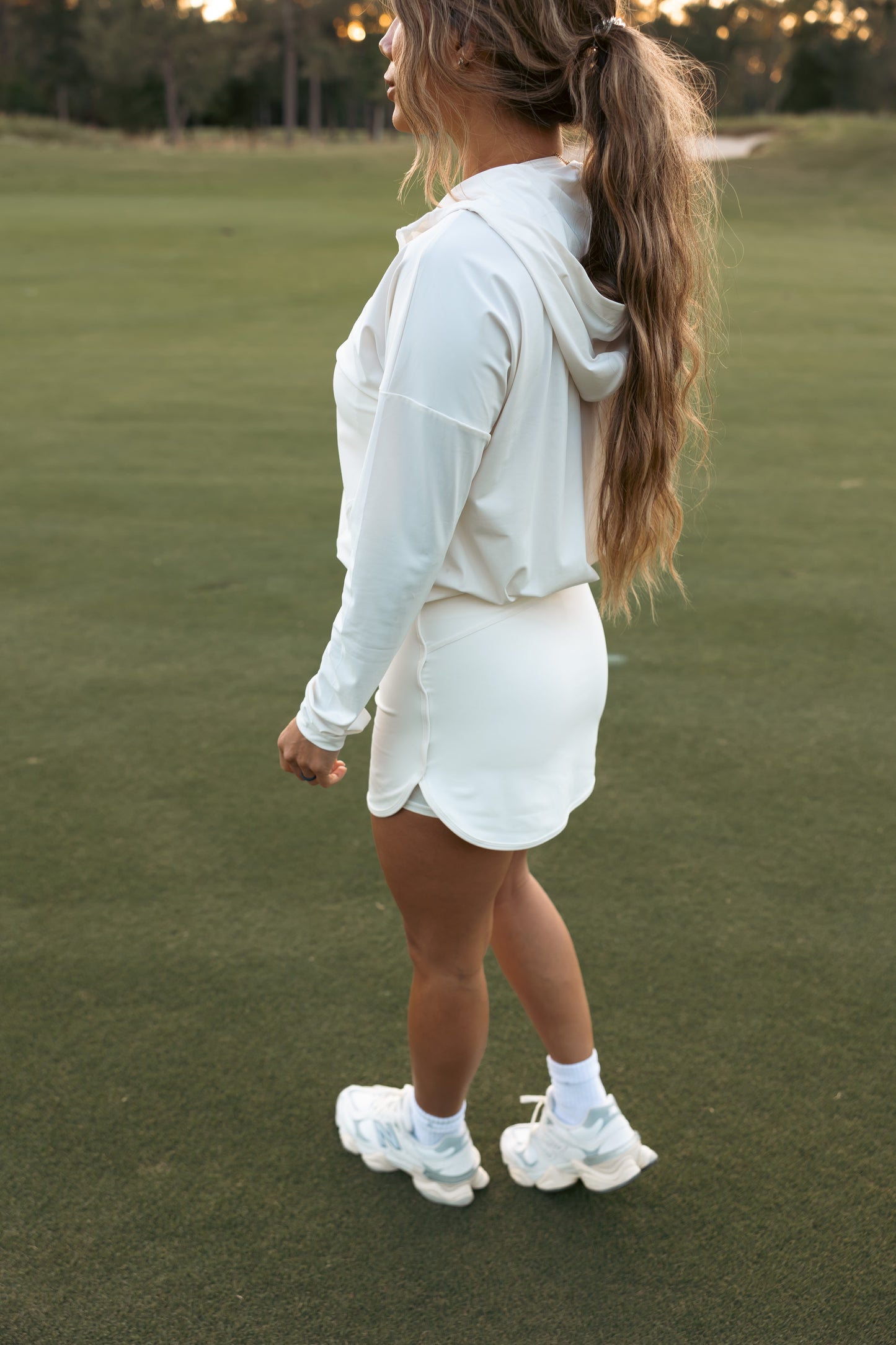 Lightweight PT Hooded Jacket White