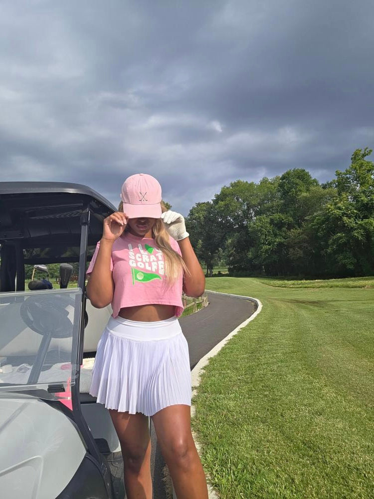 I love Scratch Golfers crop top