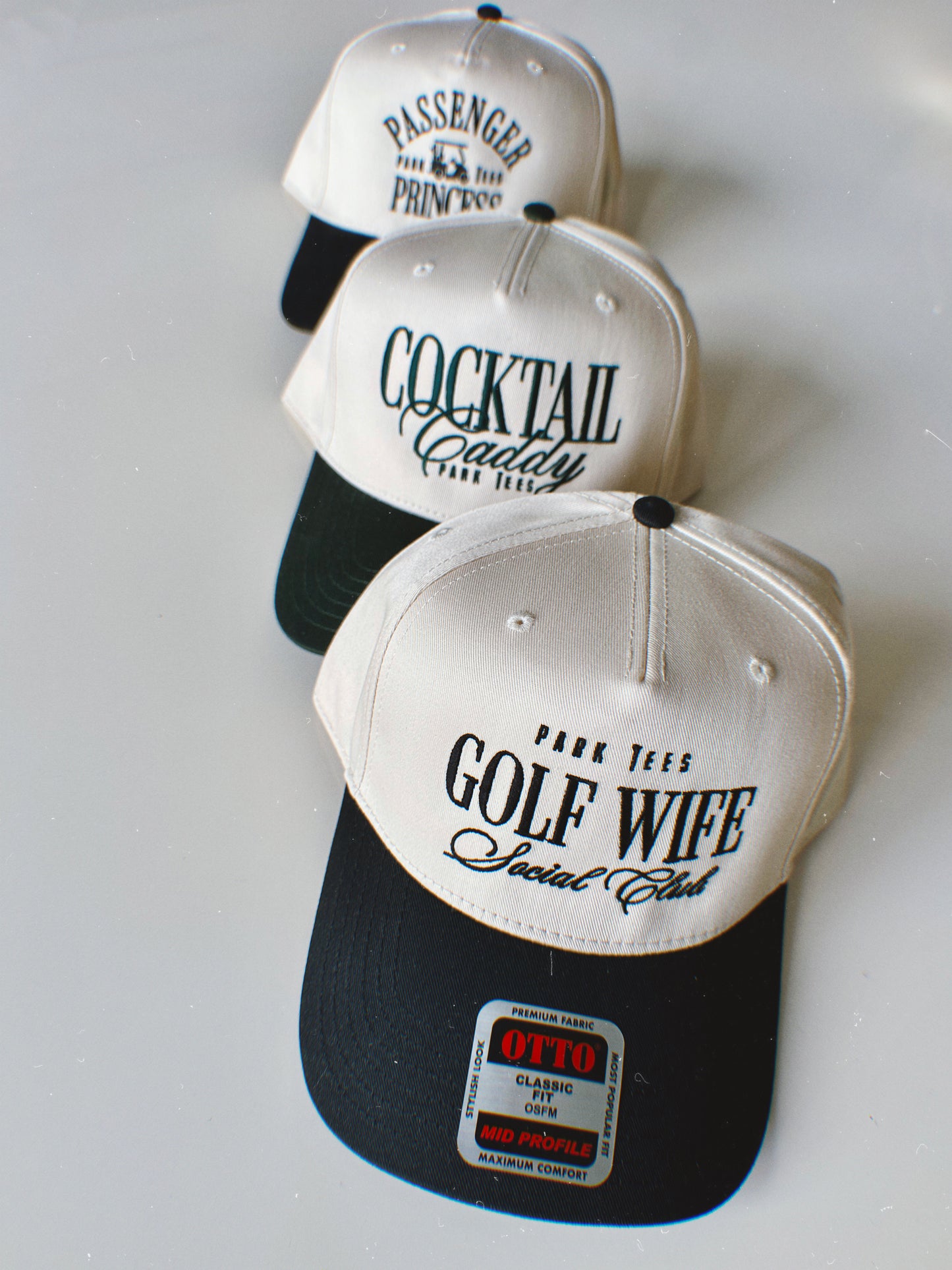 Cocktail Caddy Two Toned Snapback Green