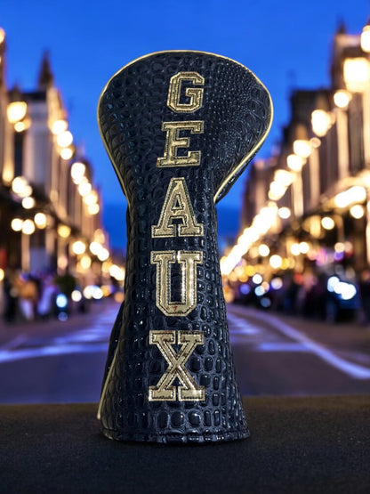 Black & Gold lets GEAUX Head Cover
