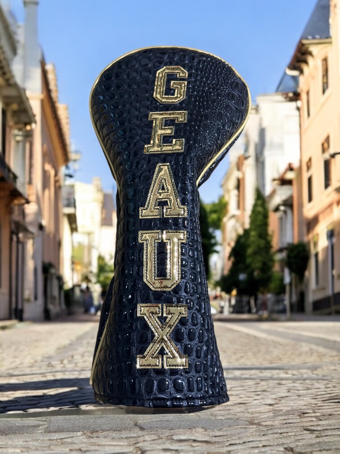 Black & Gold lets GEAUX Head Cover
