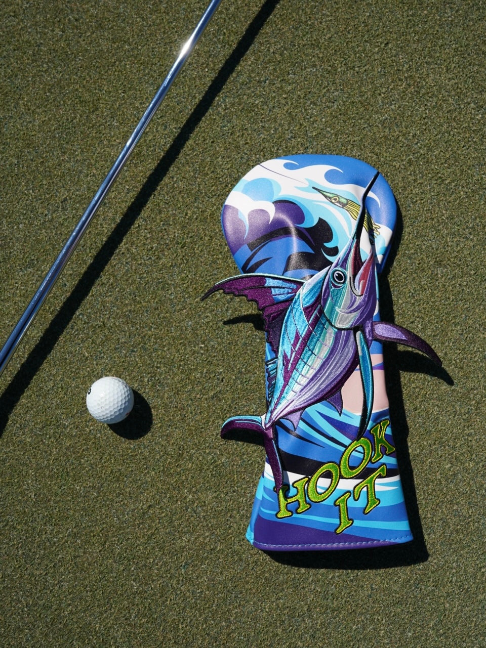 Hook It Marlin Head Cover