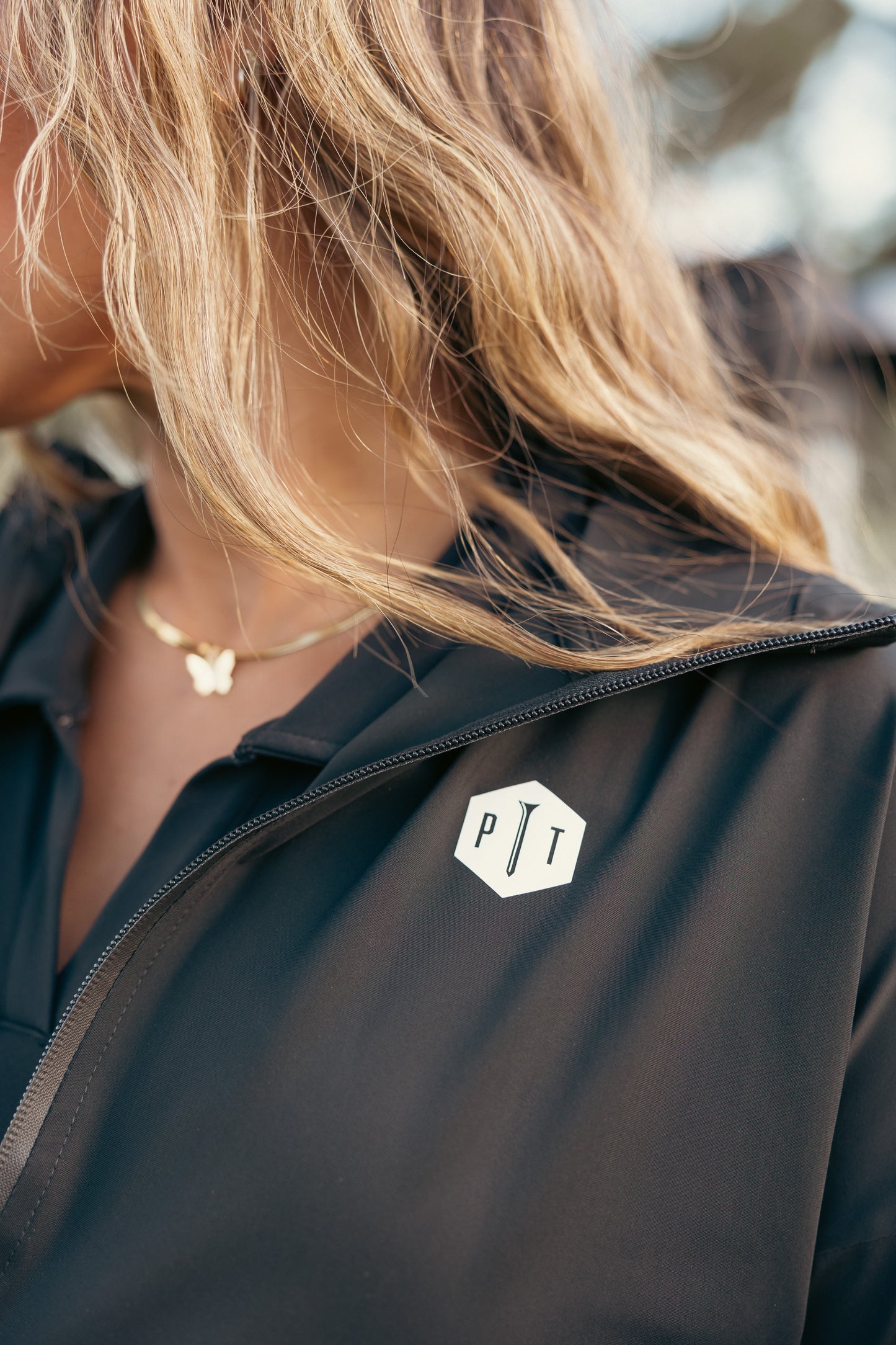 Lightweight PT Hooded Jacket Black