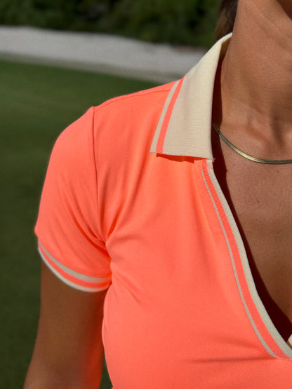 Meet Me at the Club Women's Polo in Pink