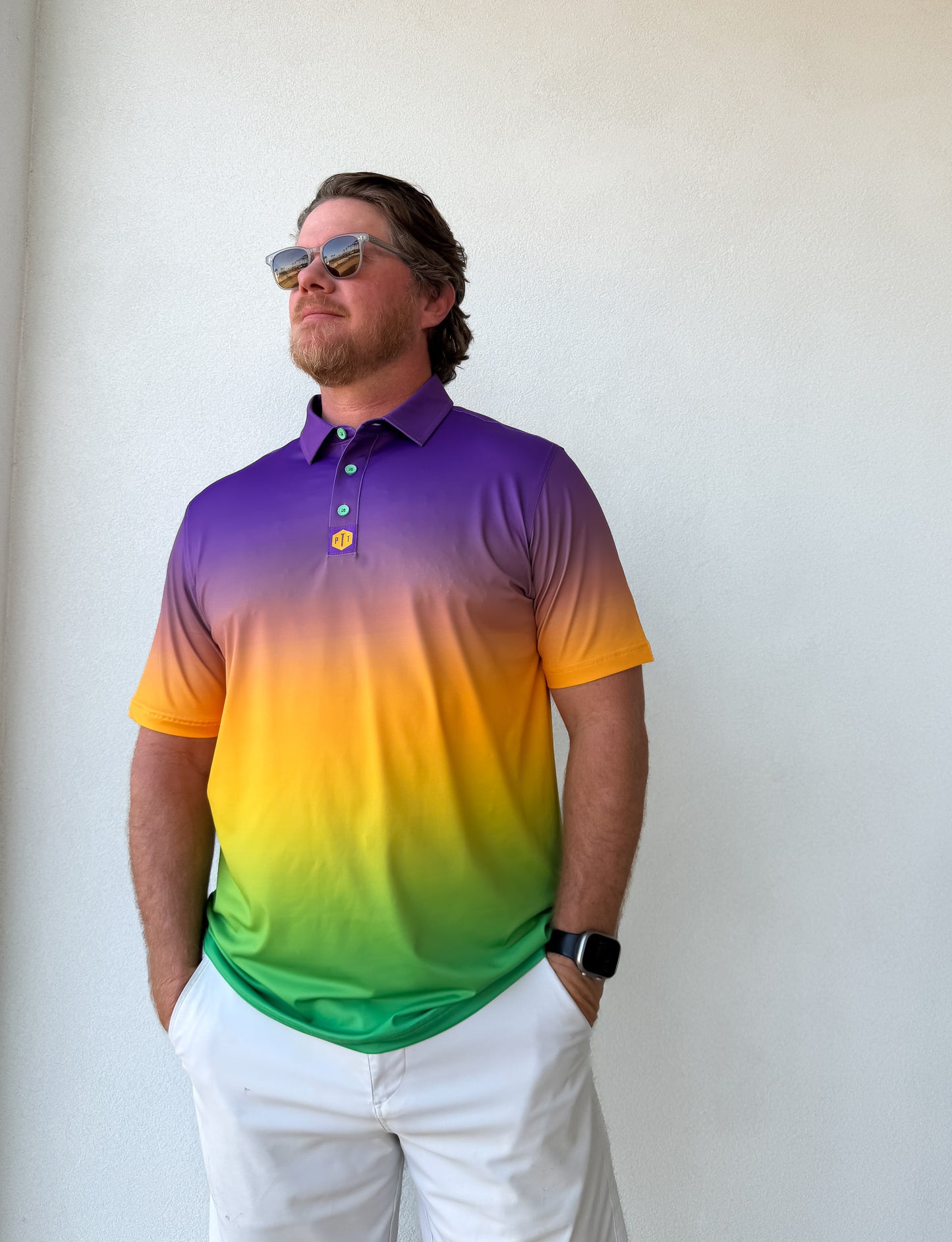 NEW Mardi Gras Gradient Polo II