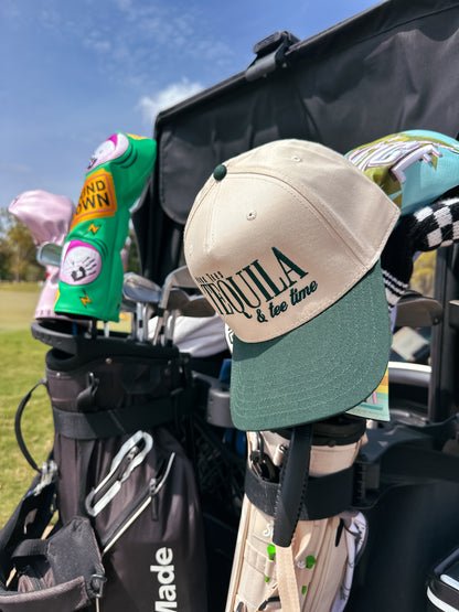 Tequila & Tee Time Two Toned Snapback Green