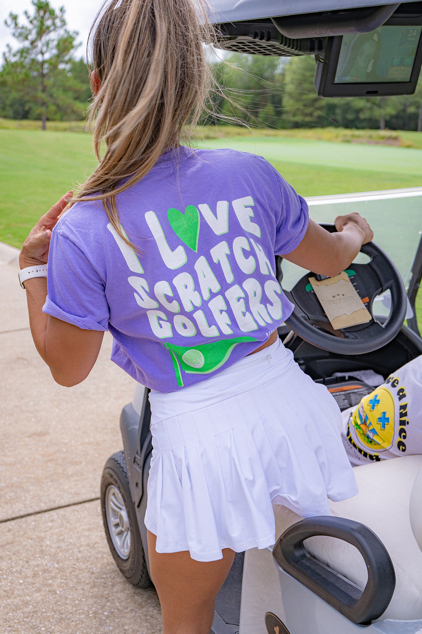 I Love Scratch Golfers garment-dyed heavyweight t-shirt