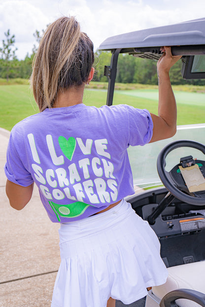 I Love Scratch Golfers garment-dyed heavyweight t-shirt