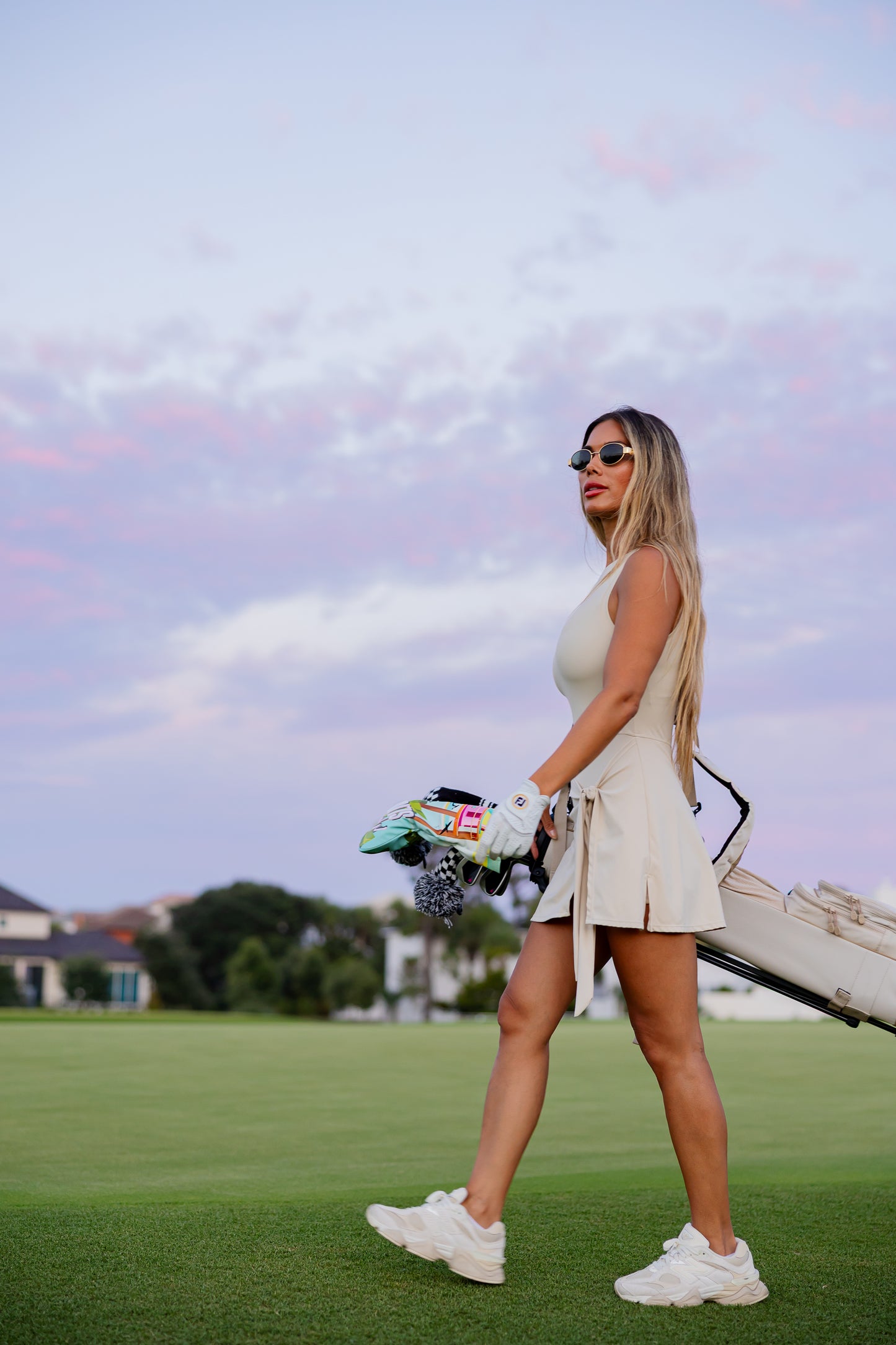 Tied to Tee Time Dress in Ivory *restock on the way
