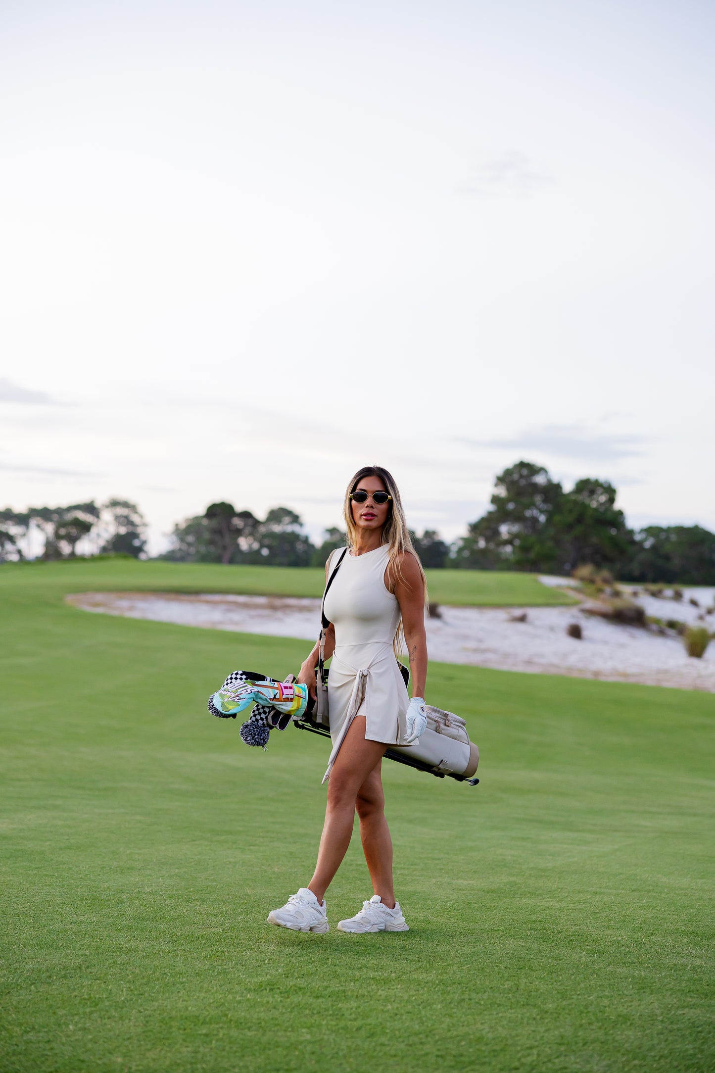 Tied to Tee Time Dress in Ivory *restock on the way