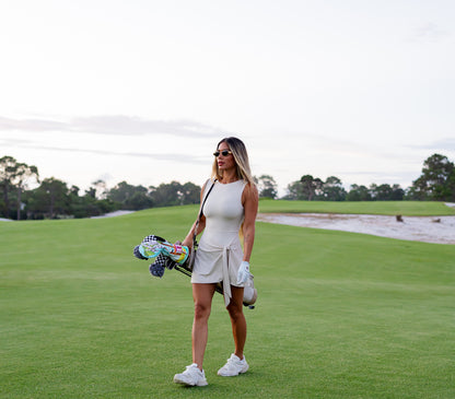 Tied to Tee Time Dress in Ivory *restock on the way
