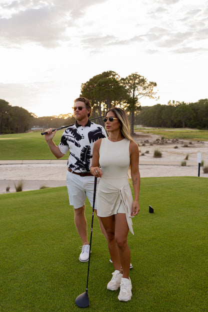 Tied to Tee Time Dress in Ivory *restock on the way