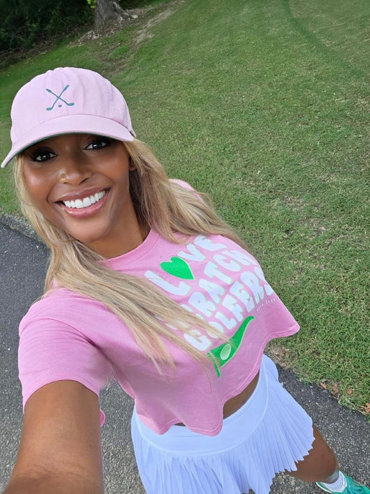 I love Scratch Golfers crop top