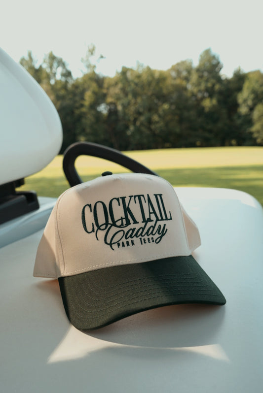 Cocktail Caddy Two Toned Snapback Green