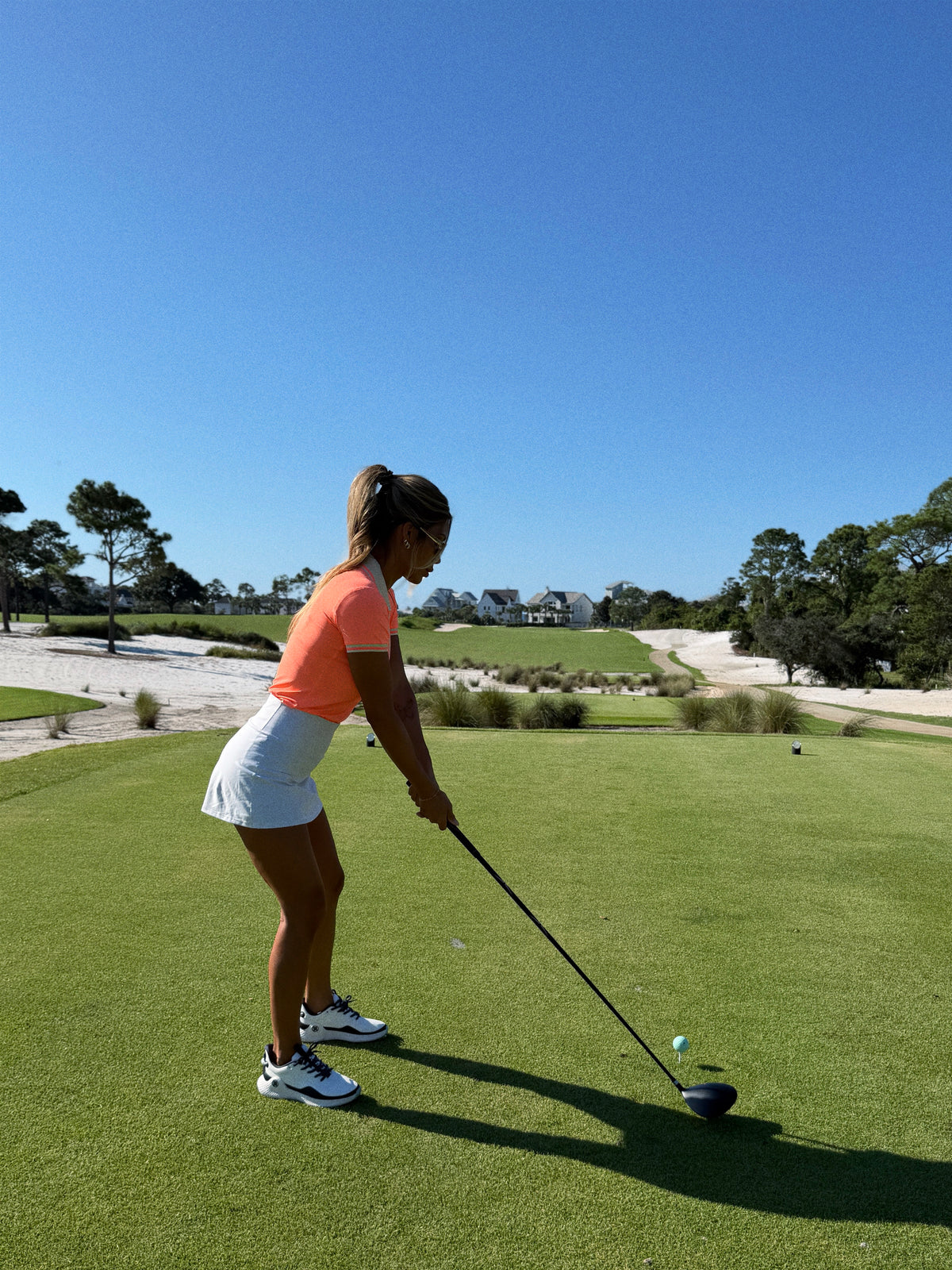 Meet Me at the Club Women's Polo in Pink