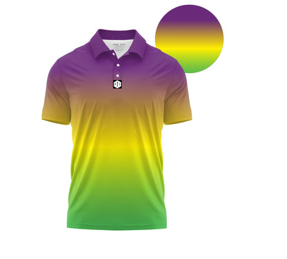 Mardi Gras Gradient Polo