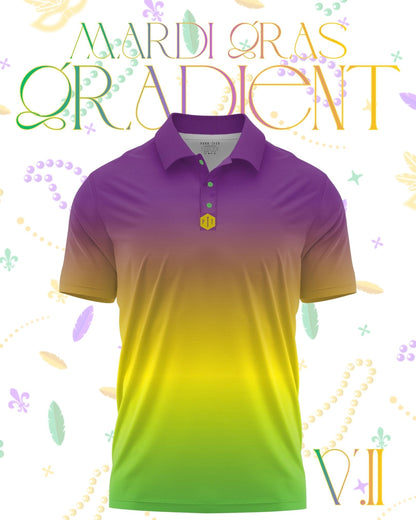 NEW Mardi Gras Gradient Polo II