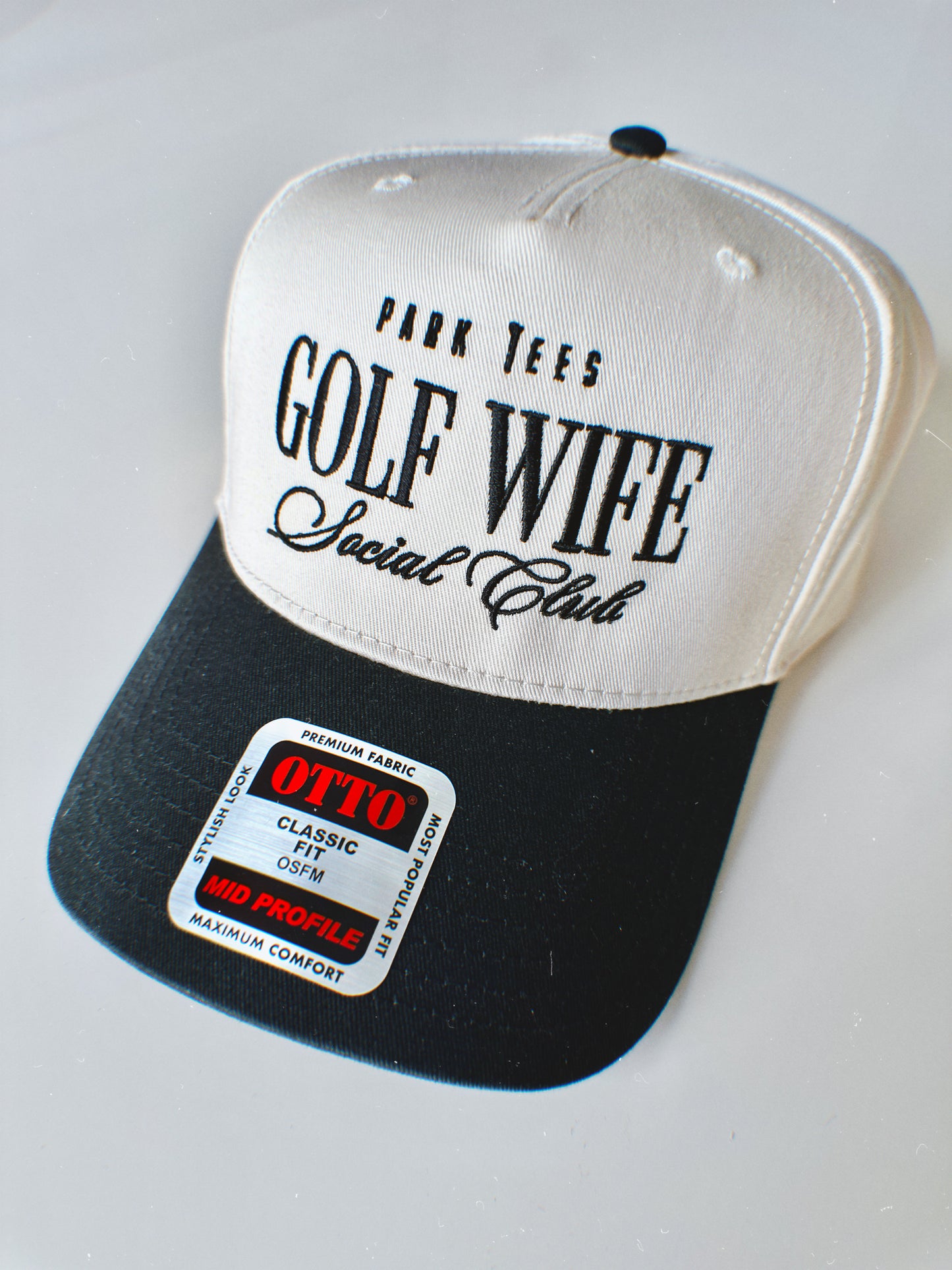 Golf Wife Social Club Two Toned Snapback Black