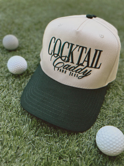 Cocktail Caddy Two Toned Snapback Green