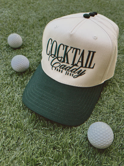 Cocktail Caddy Two Toned Snapback Green