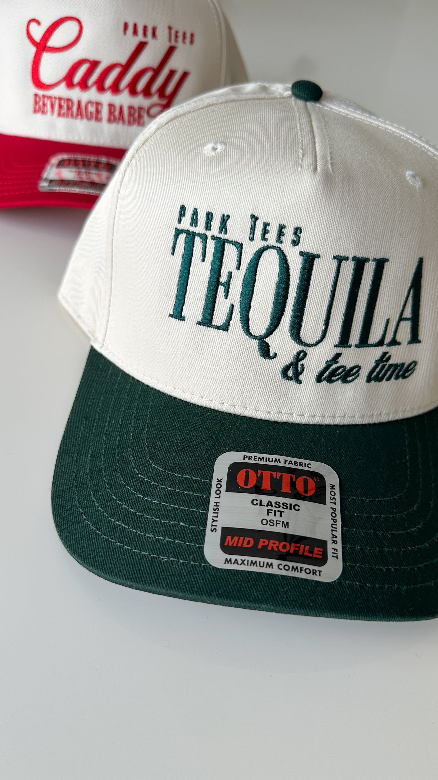 Tequila & Tee Time Two Toned Snapback Green