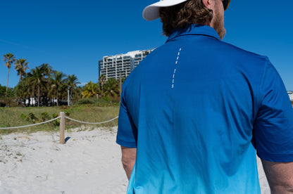 Blue Gradient Polo