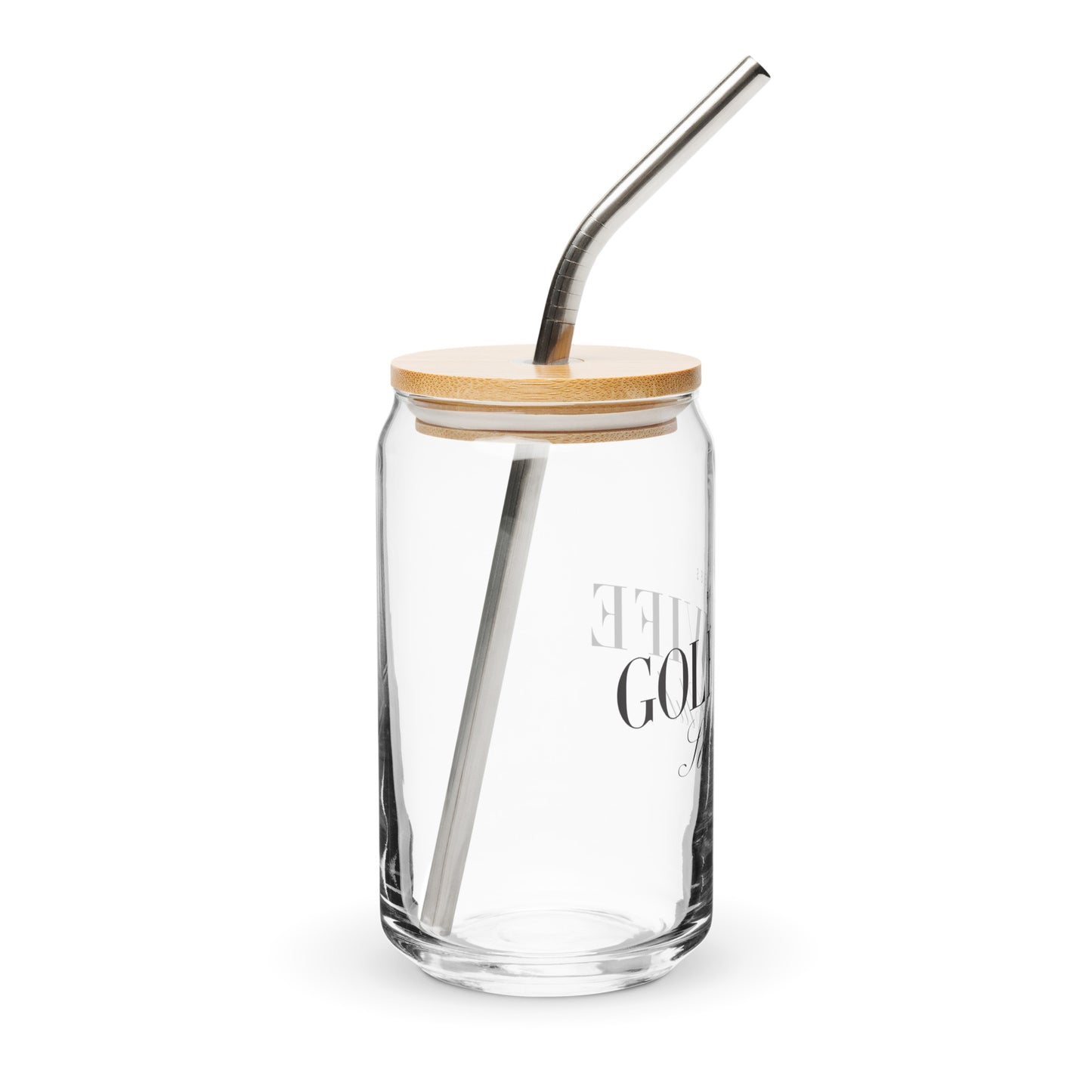 Golf Wife Social Club Glass with Lid & Straw