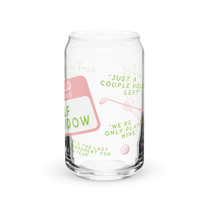 Golf Widow Glass