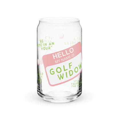 Golf Widow Glass