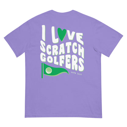 I Love Scratch Golfers garment-dyed heavyweight t-shirt