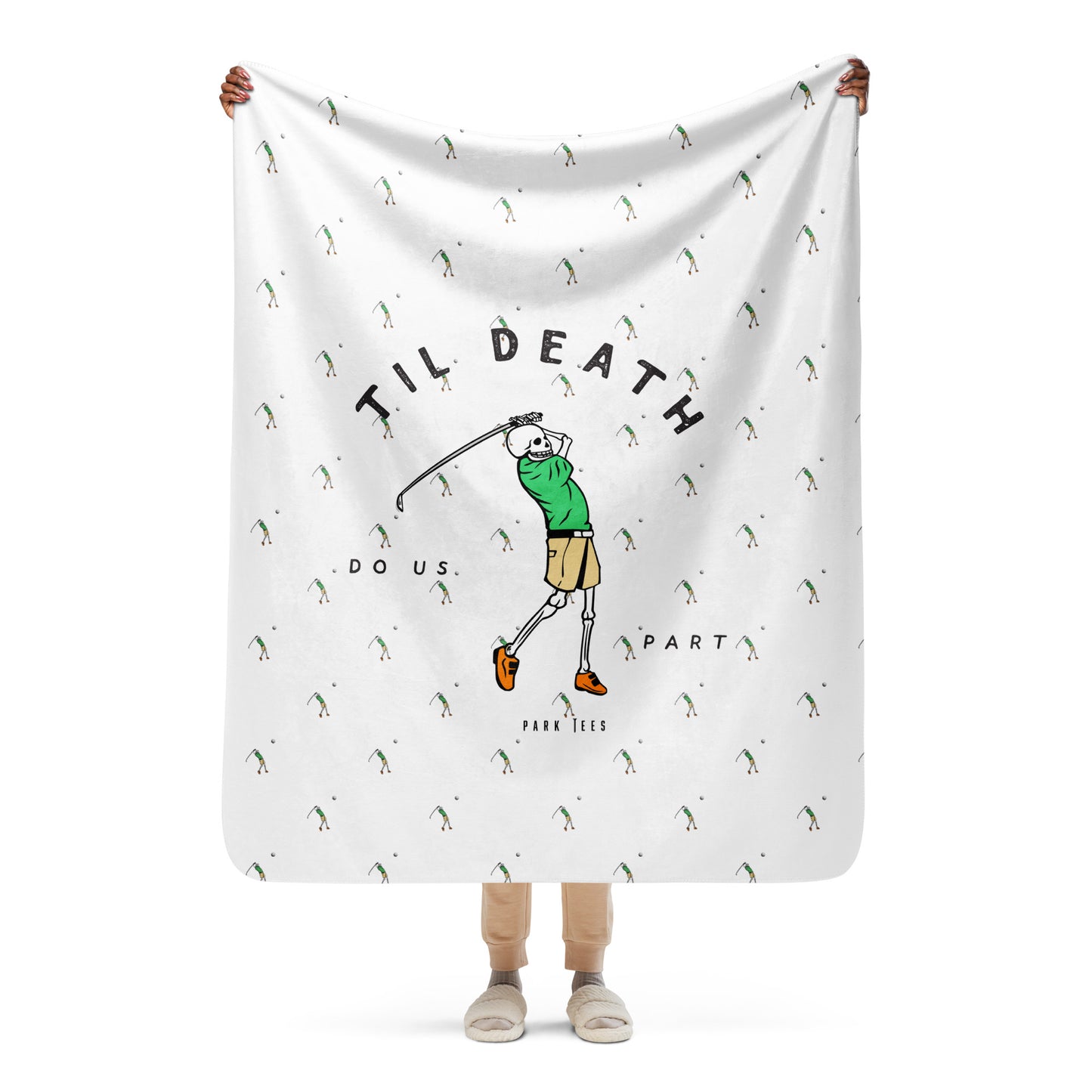 Til Death Sherpa blanket