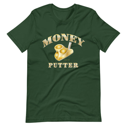 Money Putter Front Design Unisex t-shirt