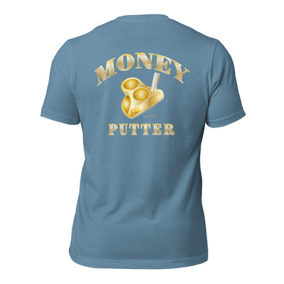 Money Putter Back Design Unisex t-shirt