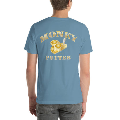 Money Putter Back Design Unisex t-shirt