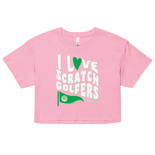 I love Scratch Golfers crop top