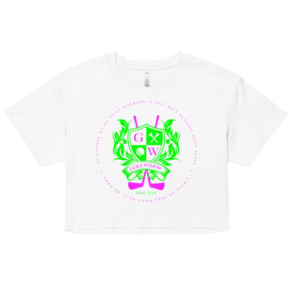 Golf Widow Crest Crop top