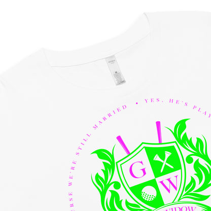 Golf Widow Crest Crop top