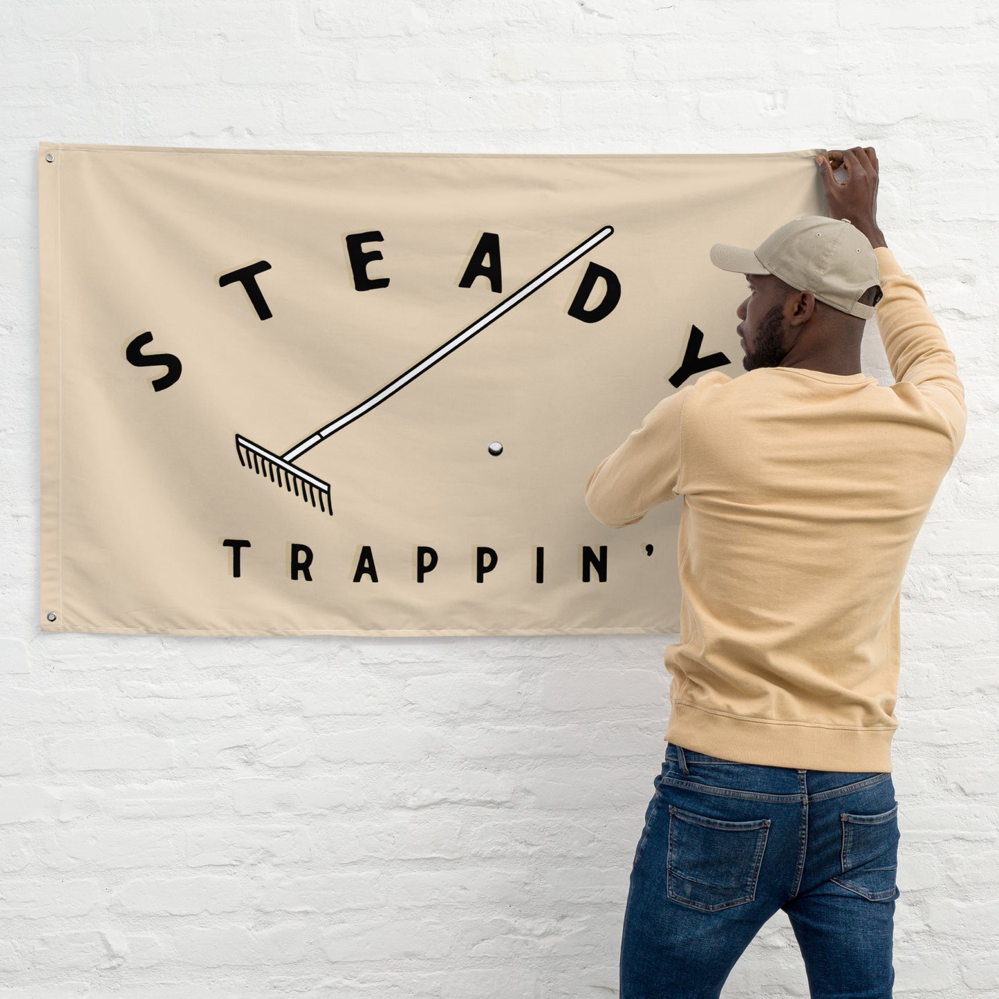 Steady Trappin' Flag