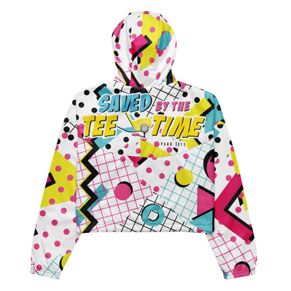 Saved by the Tee Time Women’s cropped windbreaker