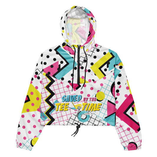 Saved by the Tee Time Women’s cropped windbreaker