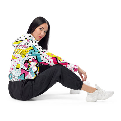 Saved by the Tee Time Women’s cropped windbreaker