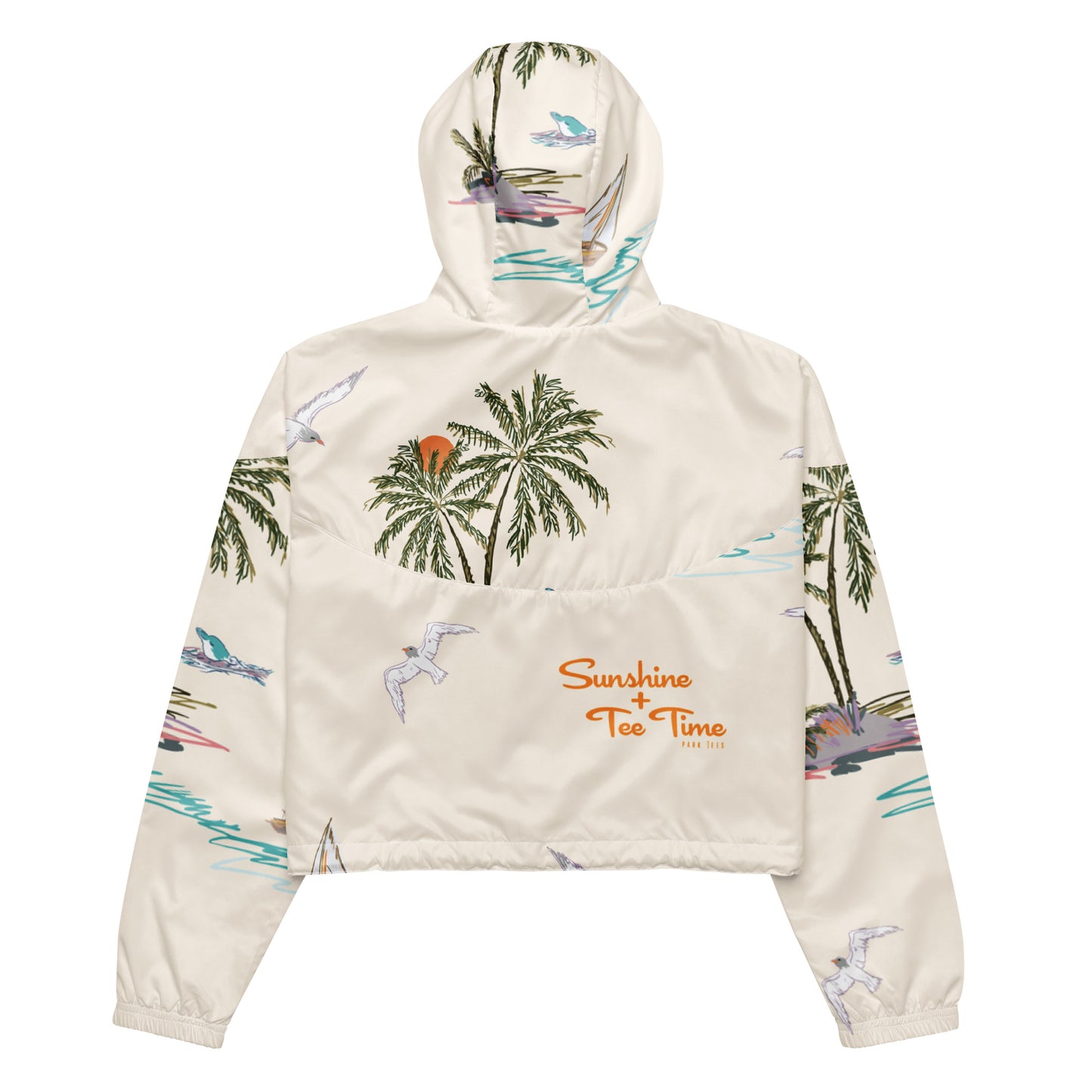 Sunshine + Tee Time Women’s cropped windbreaker