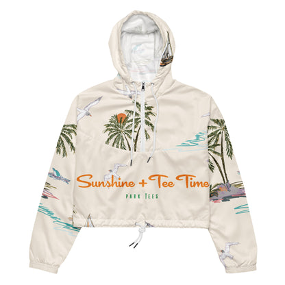 Sunshine + Tee Time Women’s cropped windbreaker