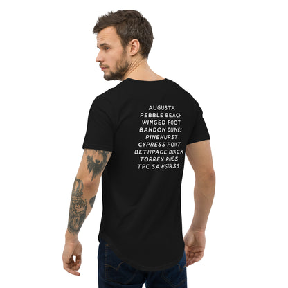 Courses Men's Curved Hem T-Shirt