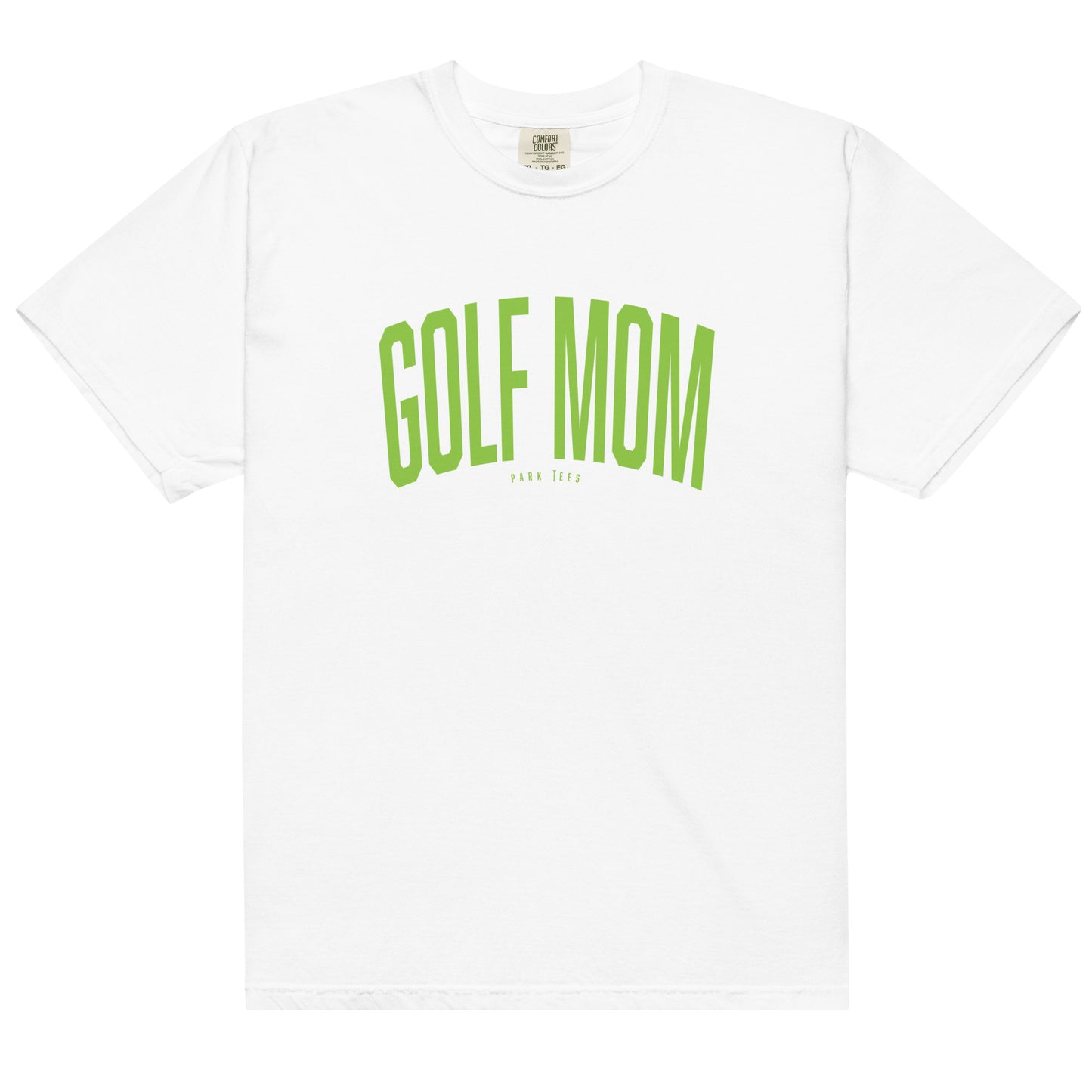 Golf Mom College T garment-dyed heavyweight t-shirt