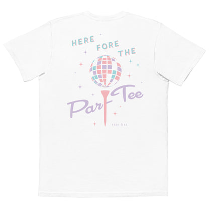 Here Fore the Par-Tee Unisex garment-dyed pocket t-shirt