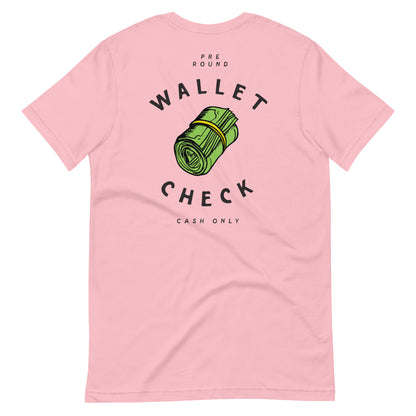 Wallet Check Unisex t-shirt