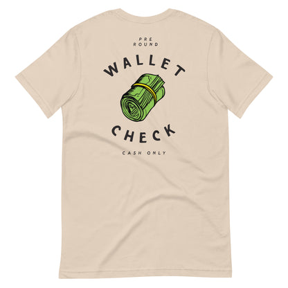 Wallet Check Unisex t-shirt